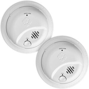 Battery-Operated Smoke Alarm, 2-Pack
